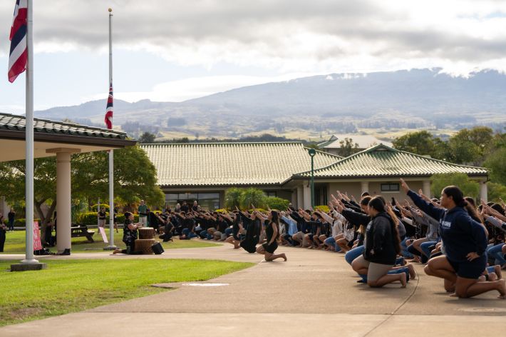 Kamehameha students celebrate Hawaiian identity through song and hula