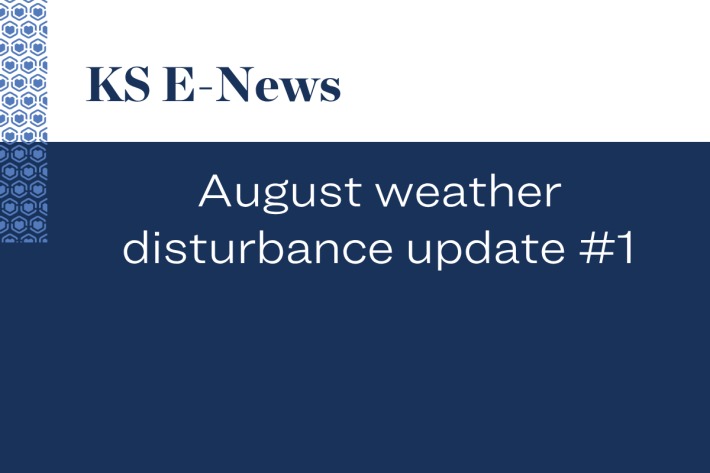 August weather disturbance update #1