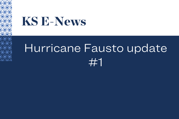 Hurricane Fausto update #1