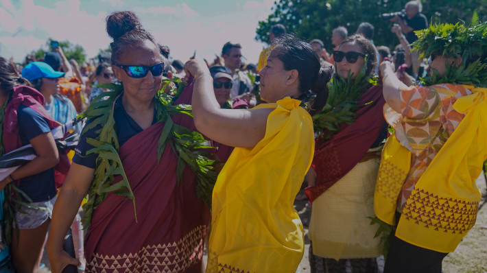 Kamehameha Schools students steward Hōkūleʻa ceremonies at sacred sites