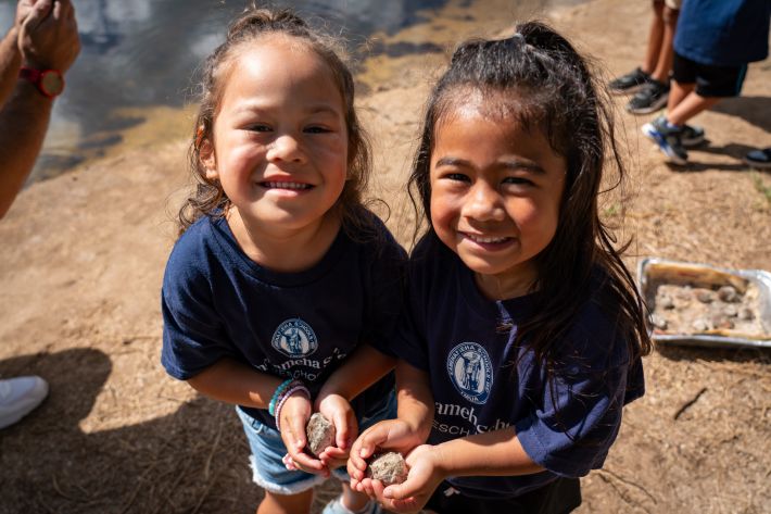 Mālama in action: KS preschoolers take on stream cleanup